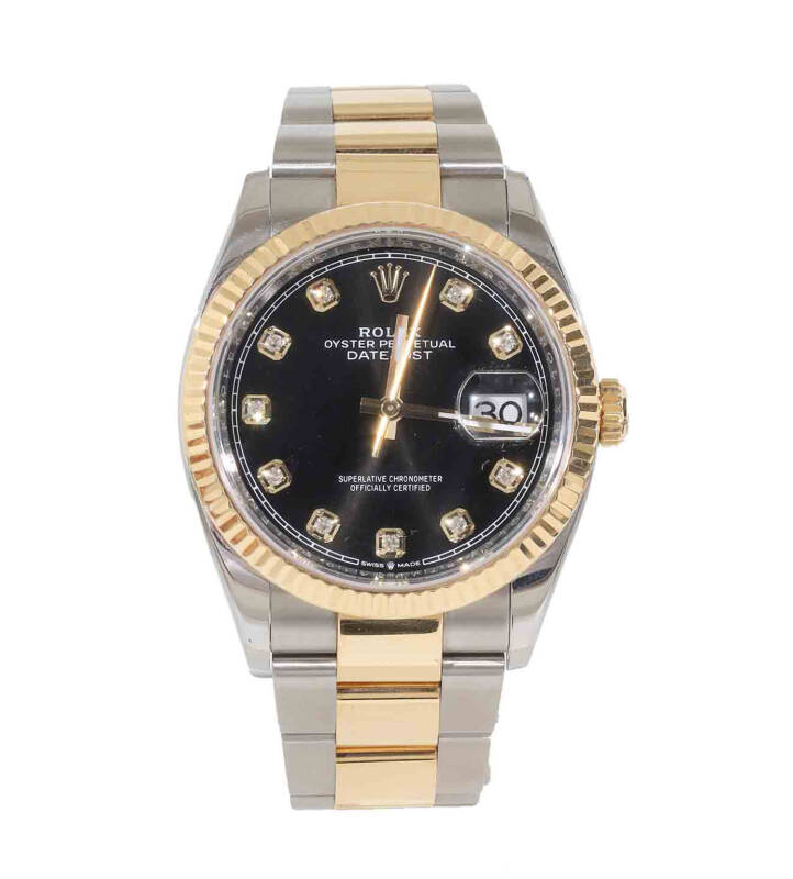 Rolex Datejust 36 Black Diamond Dial - 1