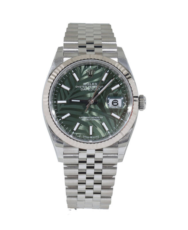 Rolex Datejust 36 Green Palm Index - 1